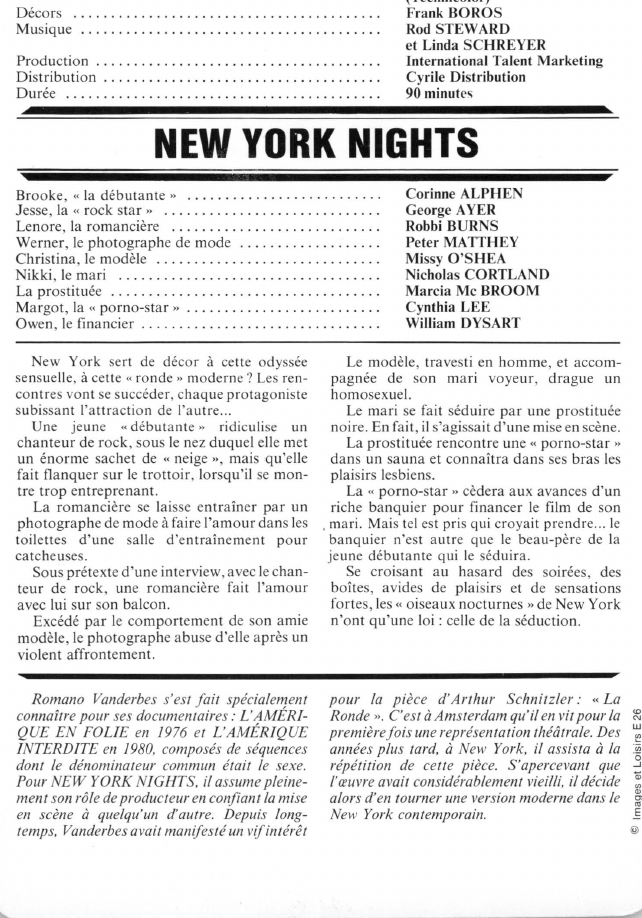 Prévisualisation du document NEW YORK NIGHTS