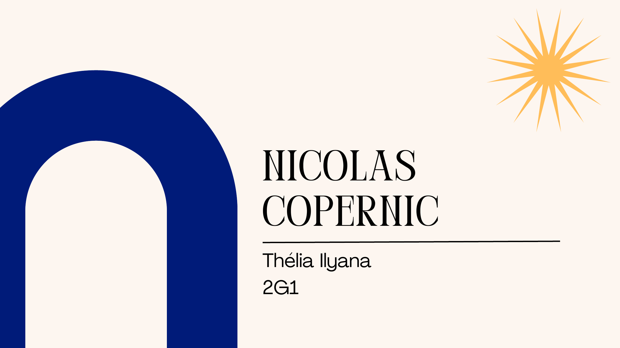 Prévisualisation du document Nicolas Copernic exposé