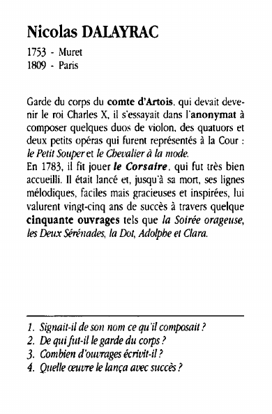 Prévisualisation du document Nicolas DAIAYRAC1753 - Muret1809 - ParisGarde du corps du comte d'Artois.