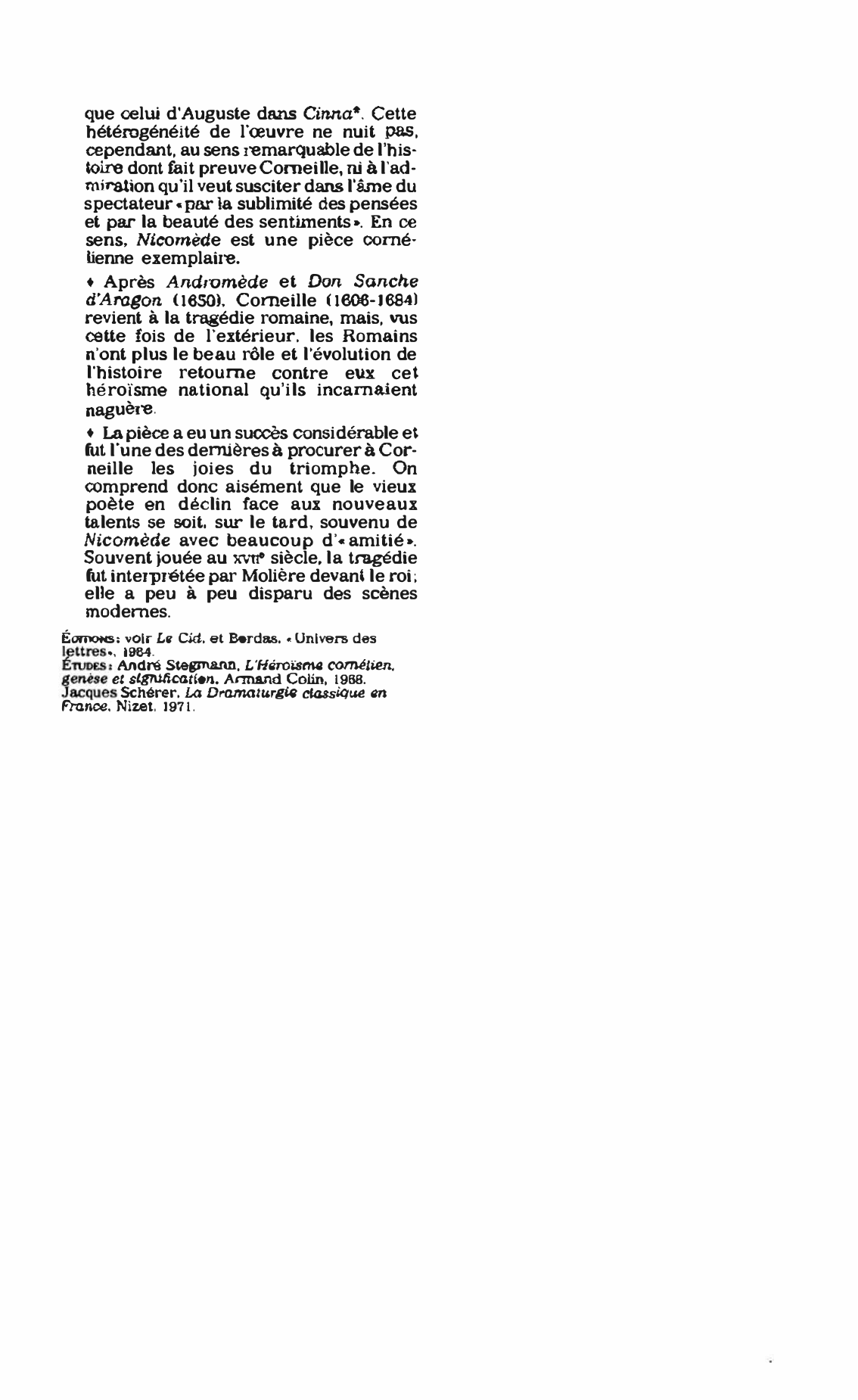 Prévisualisation du document NICOMÈDE de Pierre Corneille (résumé & analyse)