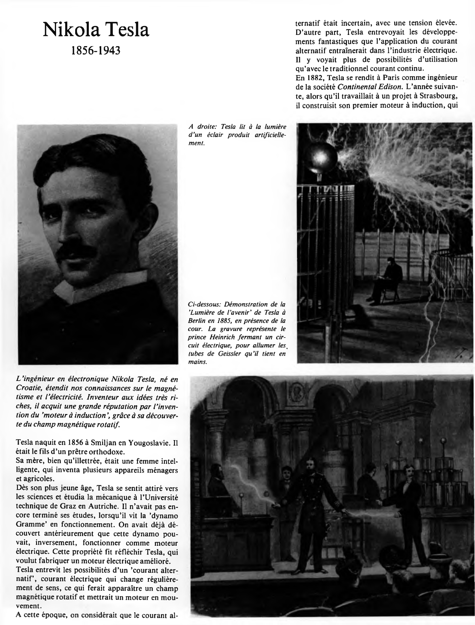 Prévisualisation du document Nikola Tesla