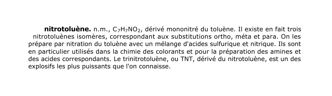 Prévisualisation du document nitrotoluène.