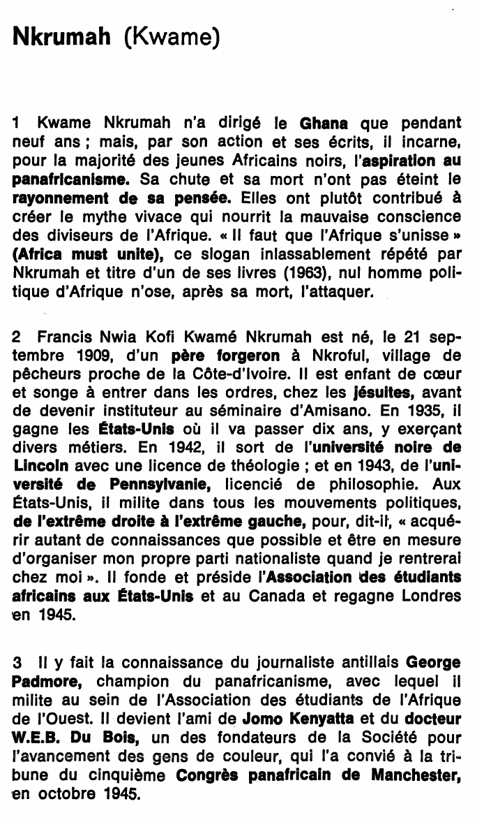 Prévisualisation du document Nkrumah Kwame