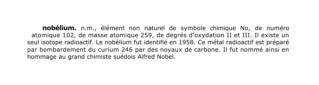 Prévisualisation du document nobélium.