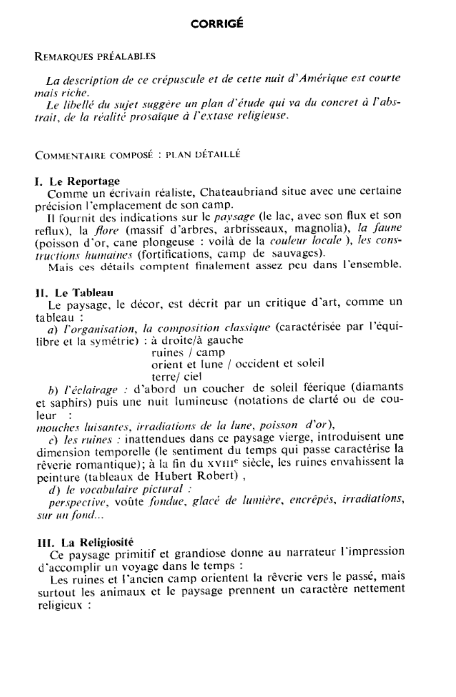 Prévisualisation du document NOCTURNE D'AMÉRIQUE :    UNE ILE PRÈS DU COURS DE L'OHIO de Chateaubriand (commentaire)