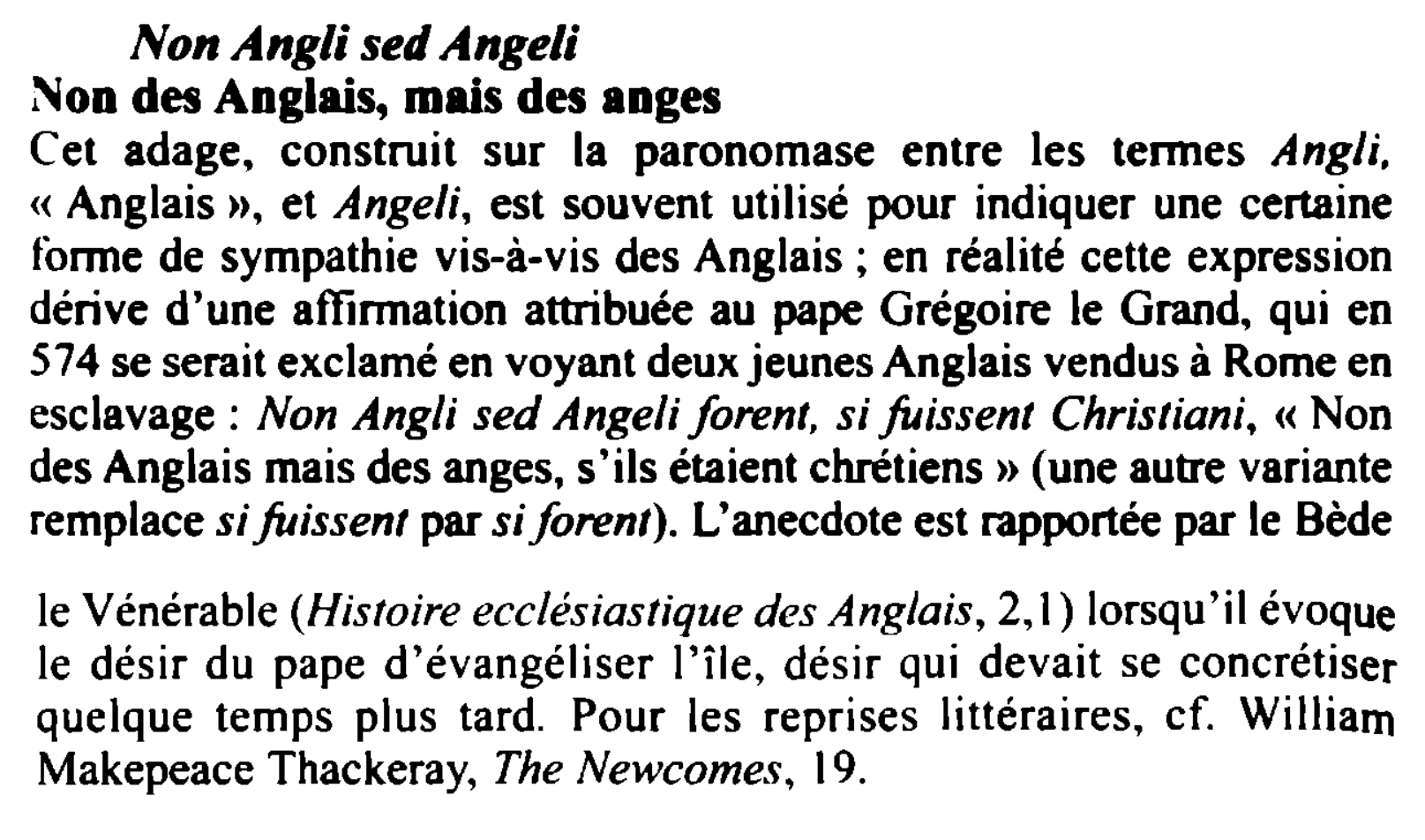Prévisualisation du document Non Angli sed Angeli

Non des Anglais, mais des anges
Cet adage, construit sur la paronomase entre les te1111es Angli,...