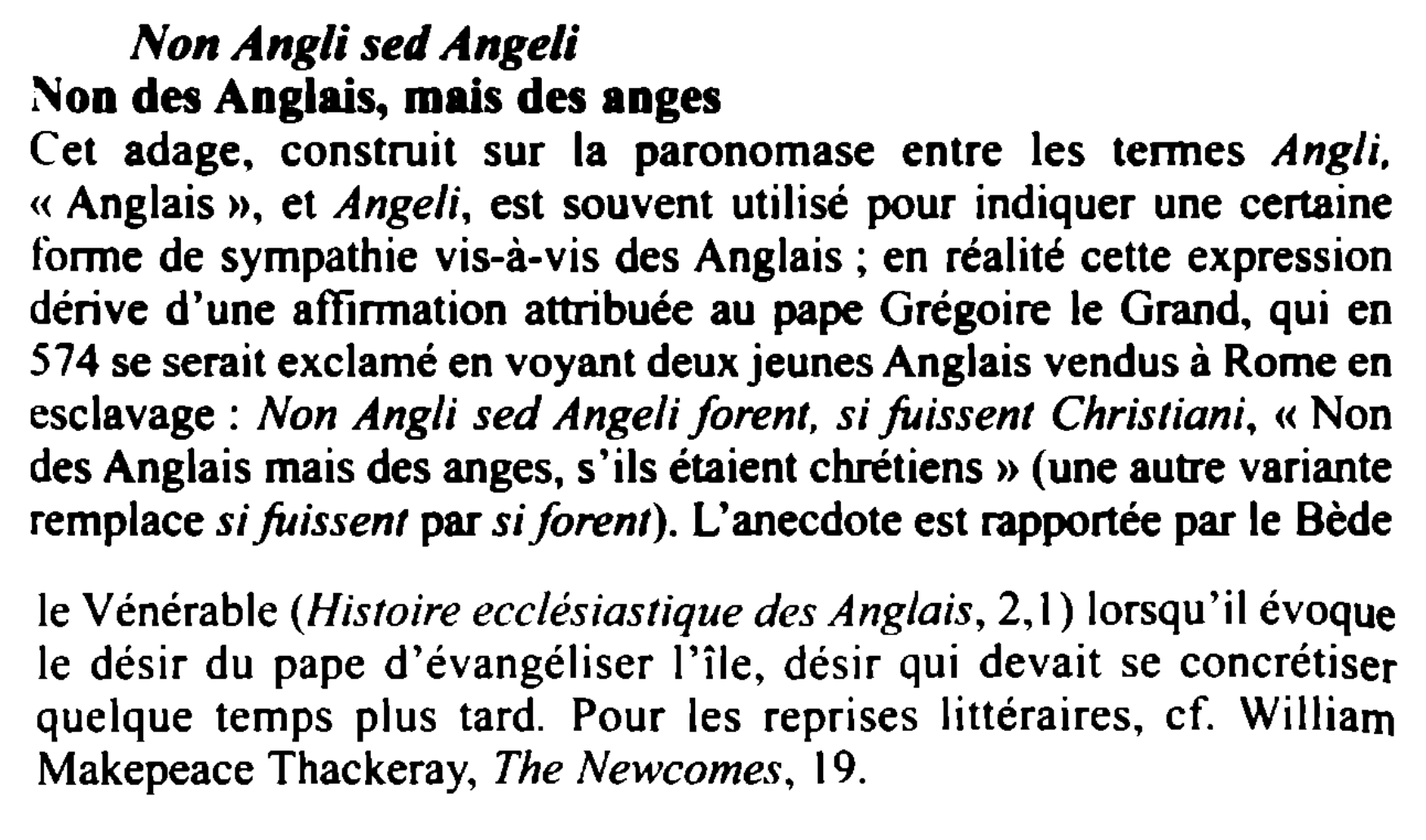 Prévisualisation du document Non Angli sed Angeli
