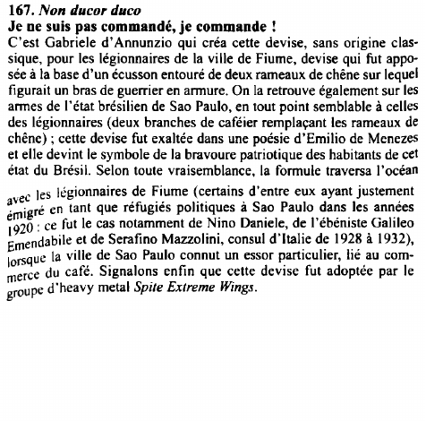 Prévisualisation du document Non ducor duco - Je ne suis pas commandé, je commande !