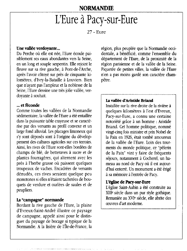 Prévisualisation du document NORMANDEL'Eure à Pacy-sur-Eure.