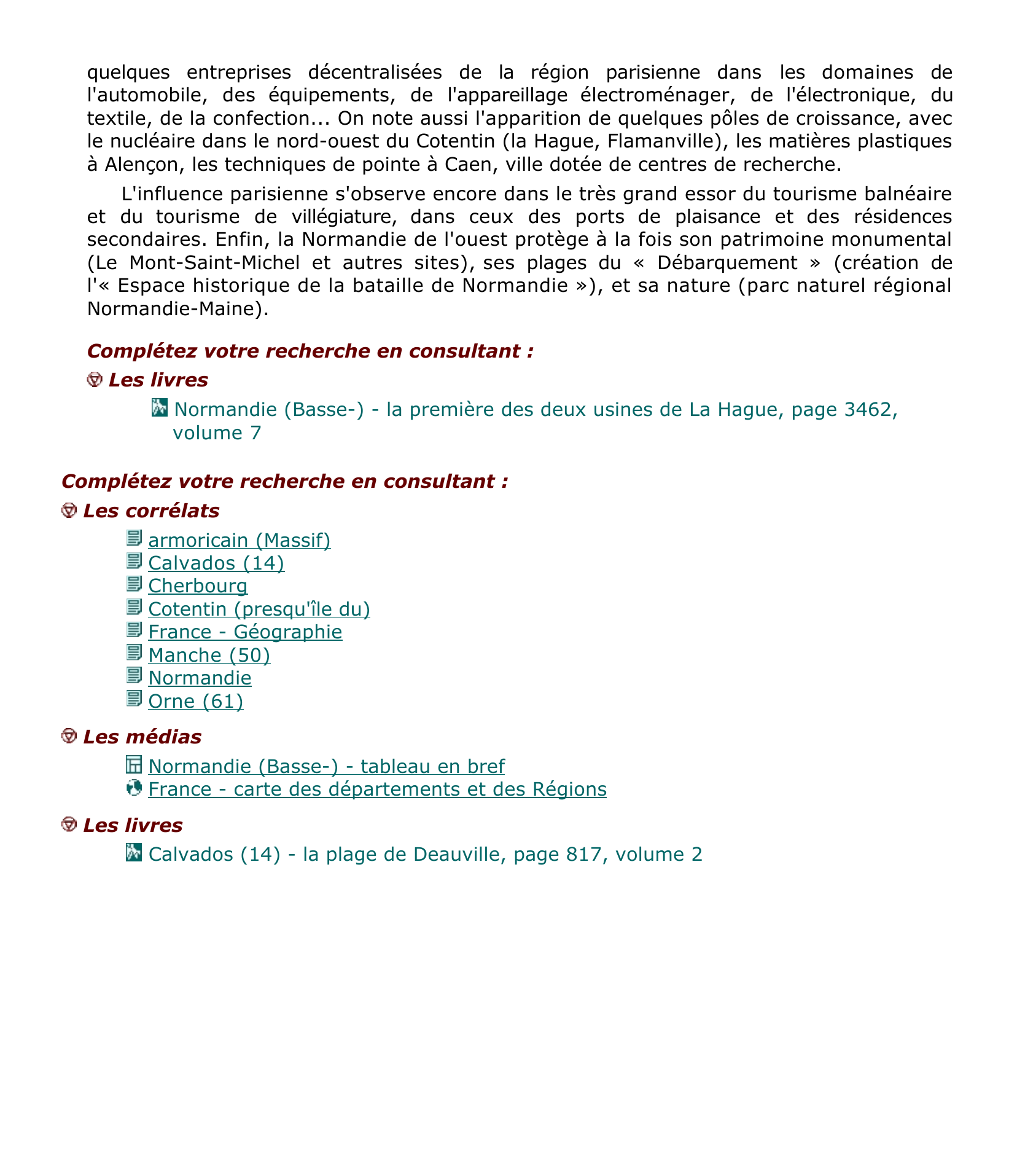 Prévisualisation du document Normandie (Basse-).