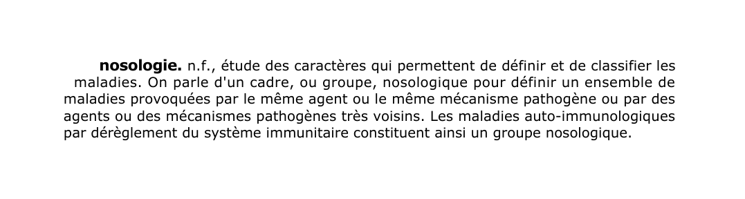 Prévisualisation du document nosologie.