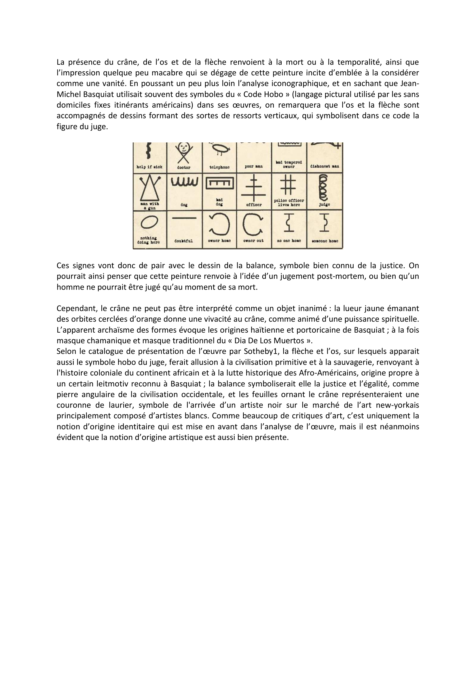 Prévisualisation du document Notion d'origine dans l'oeuvre de Basquiat