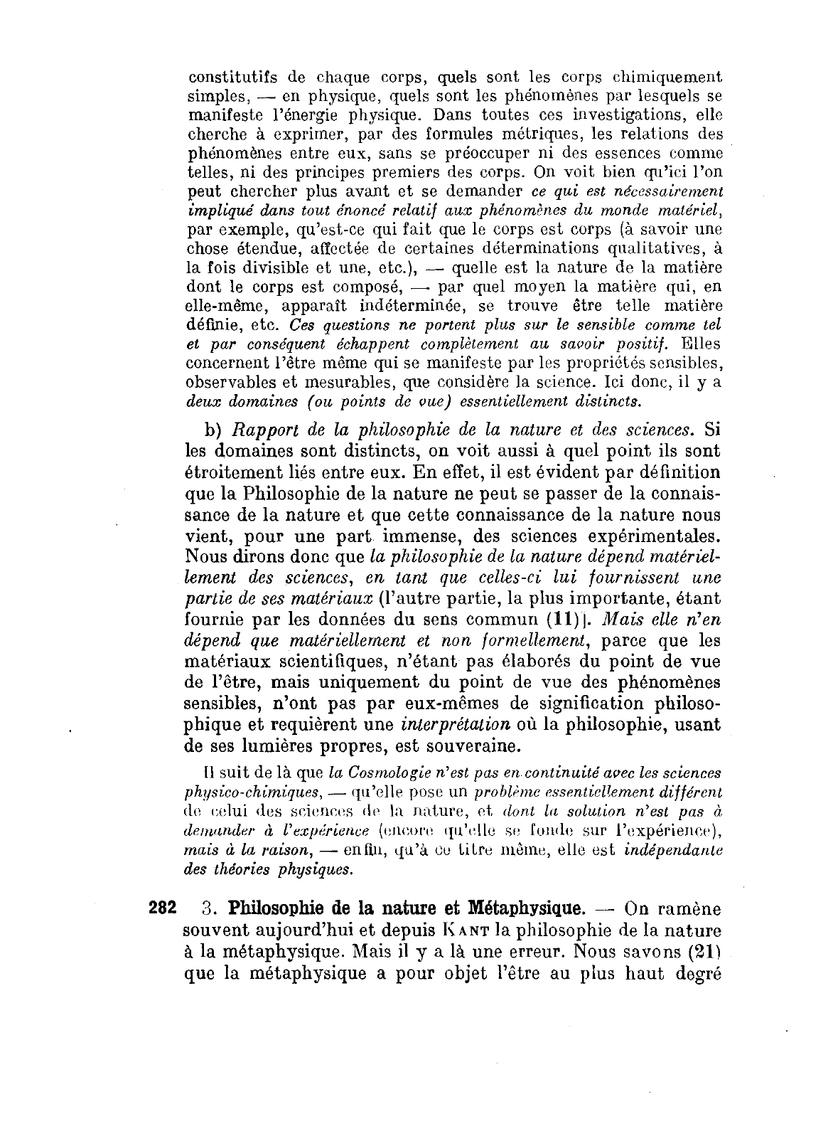 Prévisualisation du document NOTION ET DIVISION DE LA PHILOSOPHIE DE LA NATURE