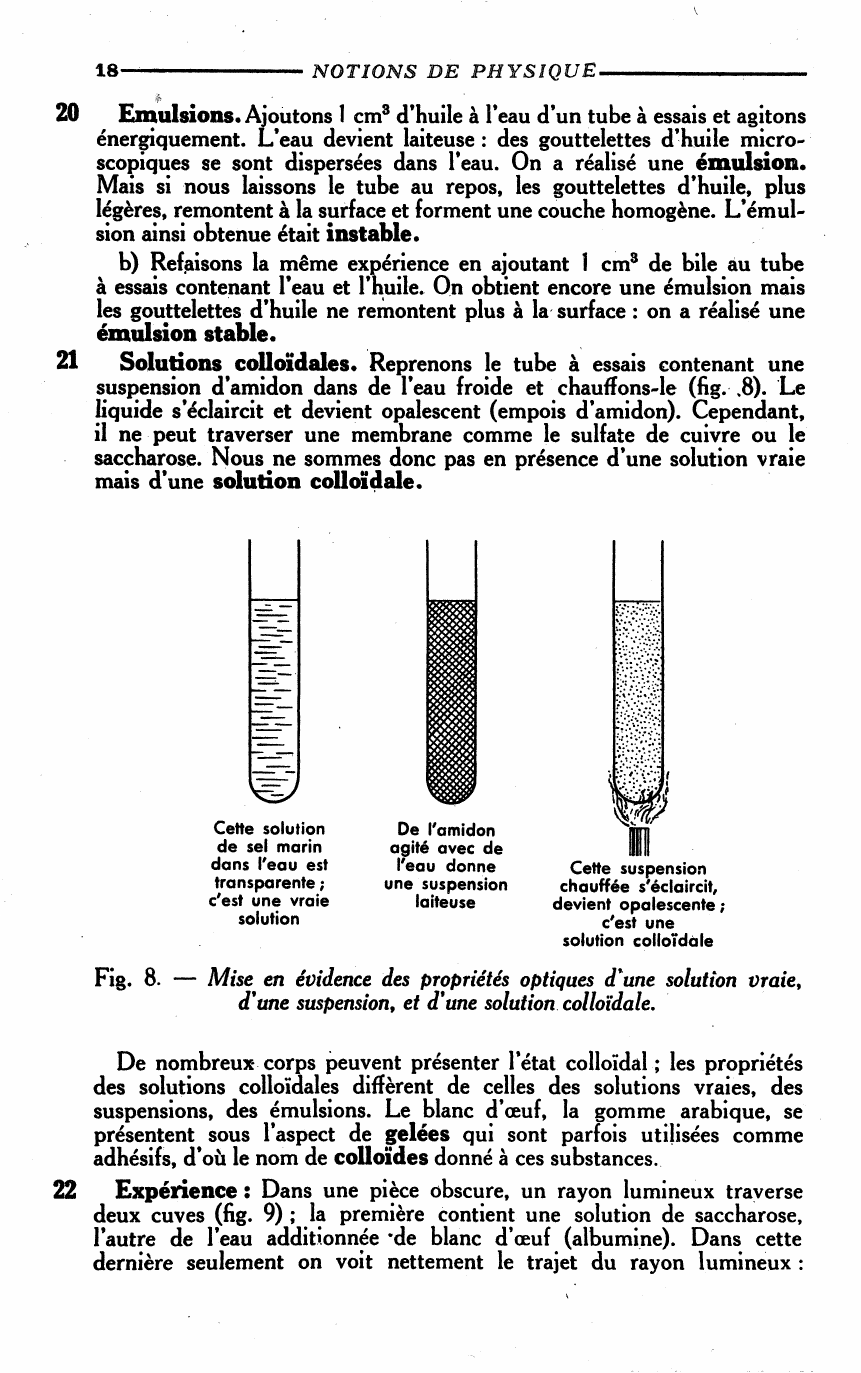 Prévisualisation du document NOTIONS DE PHYSIQUE ET DE CHIMIE NÉCESSAIRES A L'ETUDE DES ÊTRES VIVANTS