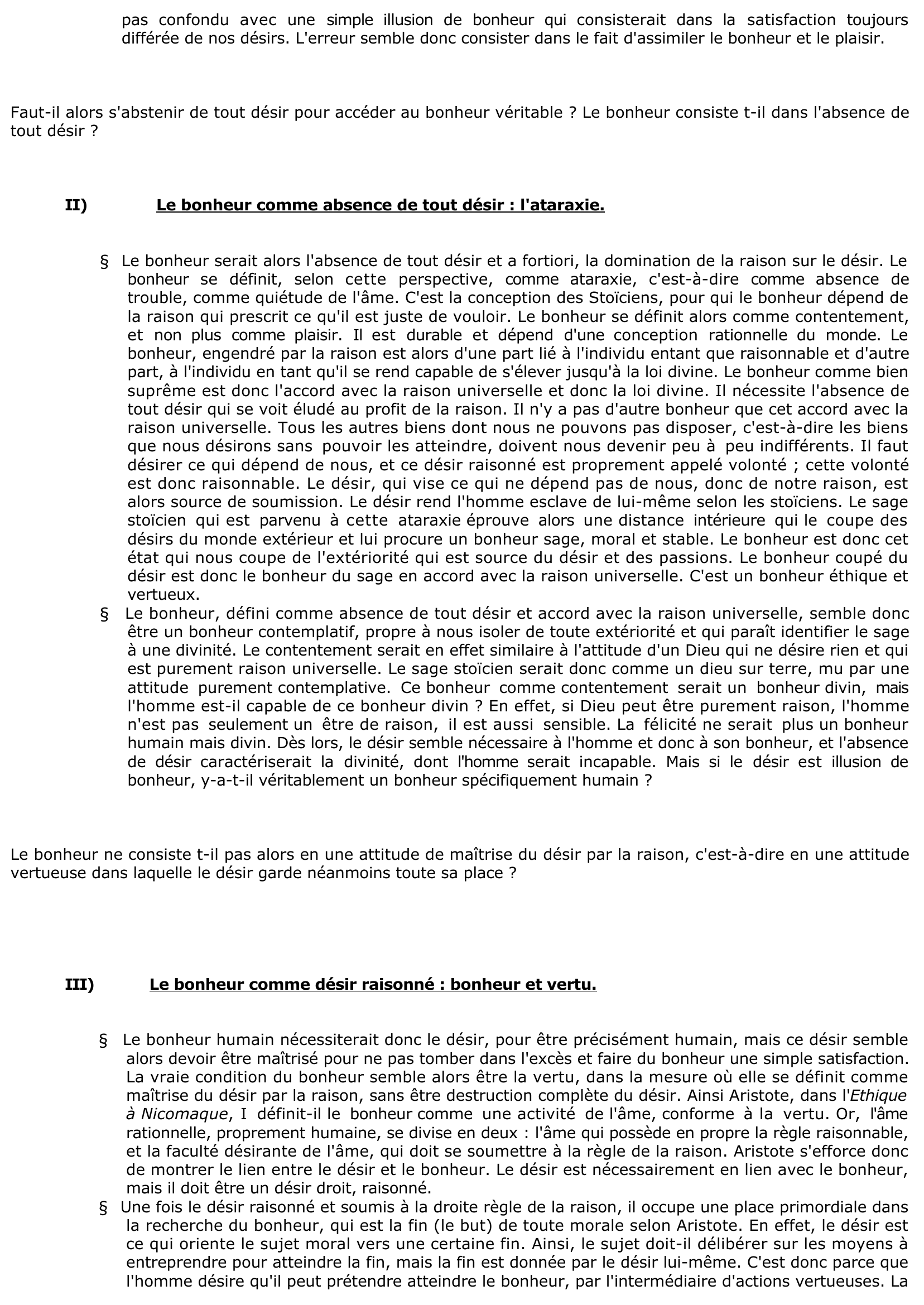 Prévisualisation du document Notre bonheur peut-il dépendre du sort de nos désirs ?