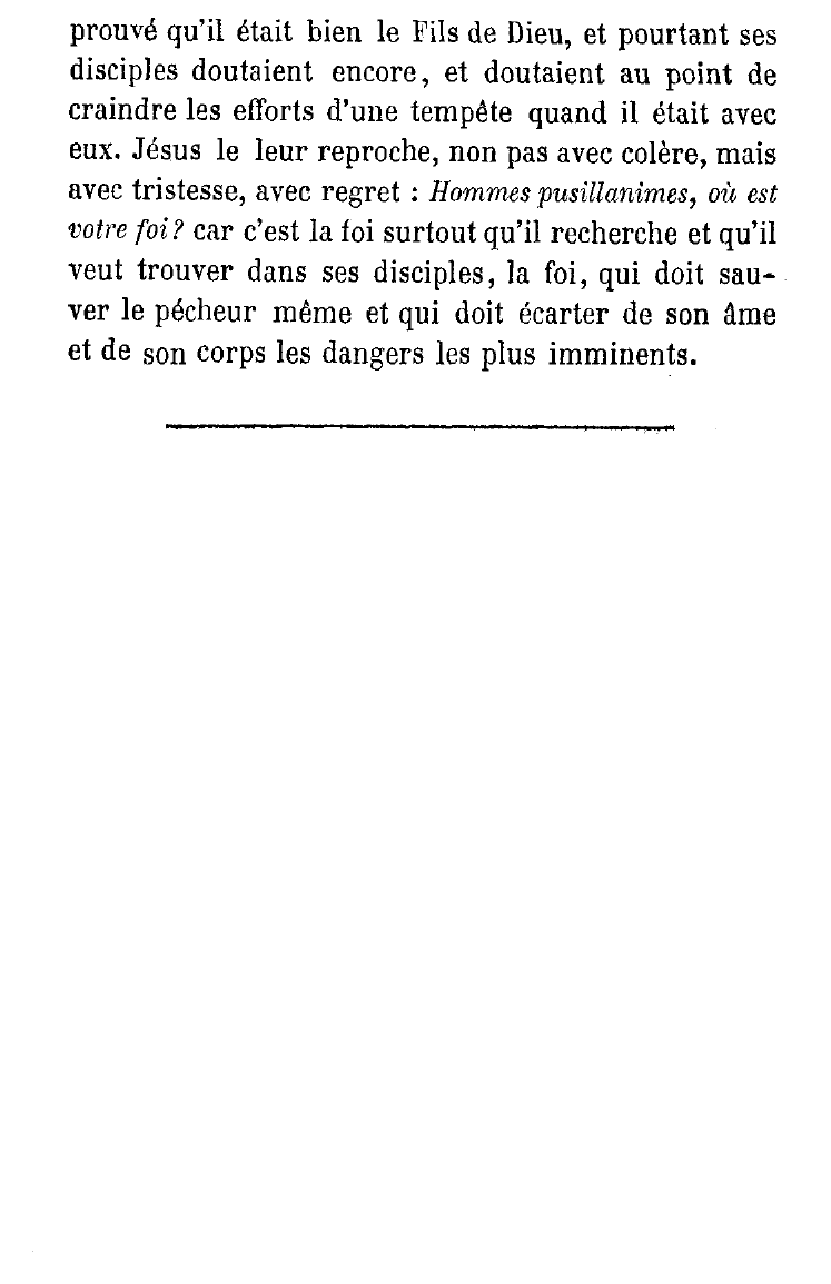 Prévisualisation du document Notre-Seigneur apaise la tempête. Raconter le fait, faire des réflexions