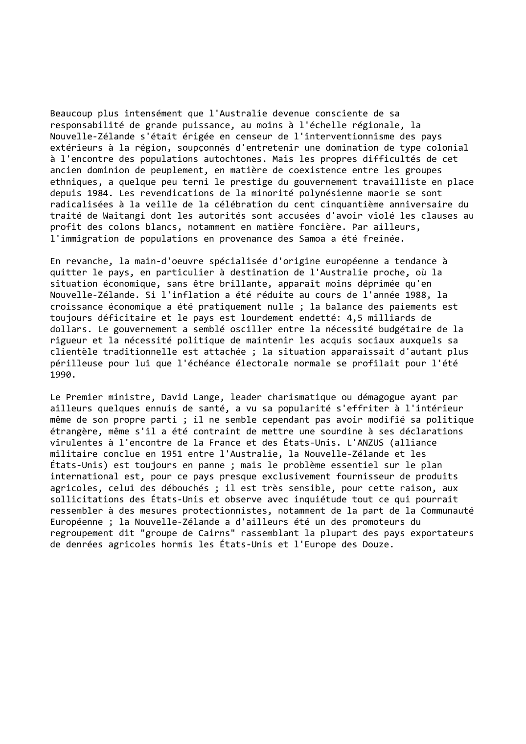 Prévisualisation du document Nouvelle-Zélande (1988-1989)