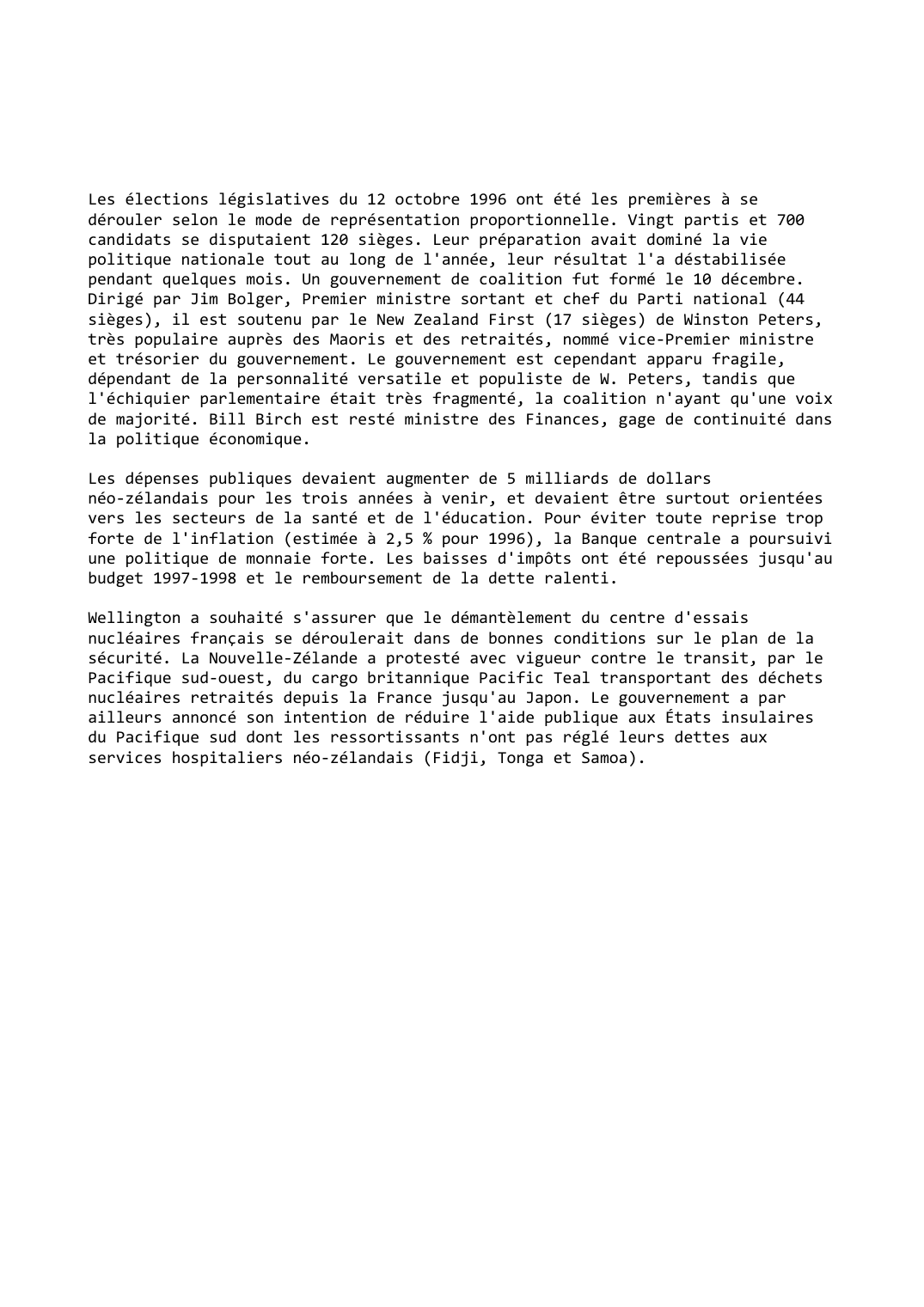 Prévisualisation du document Nouvelle-Zélande (1996-1997)