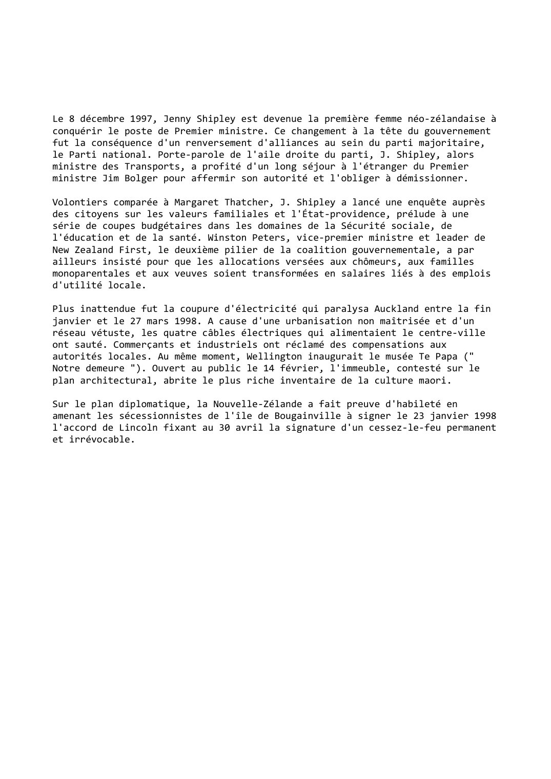 Prévisualisation du document Nouvelle-Zélande (1997-1998)