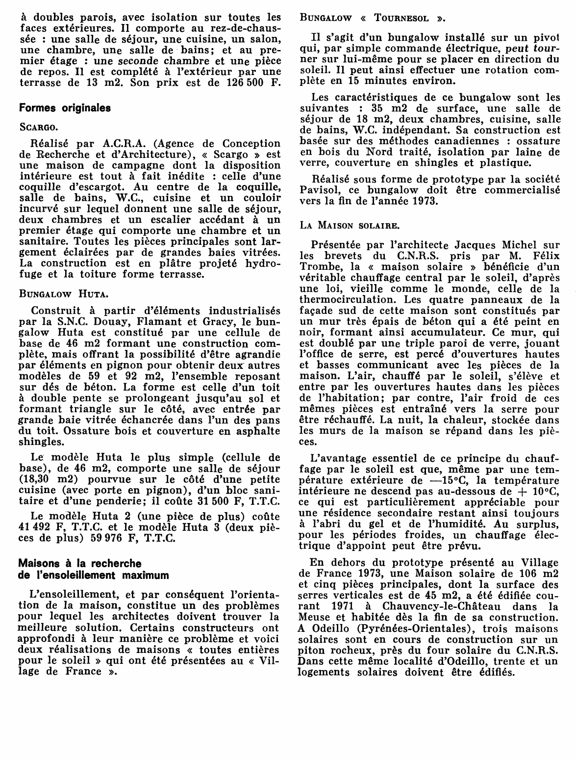 Prévisualisation du document Nouvelles maisons individuelles du Village de France à la Foire de Paris 1973 (histoire)
