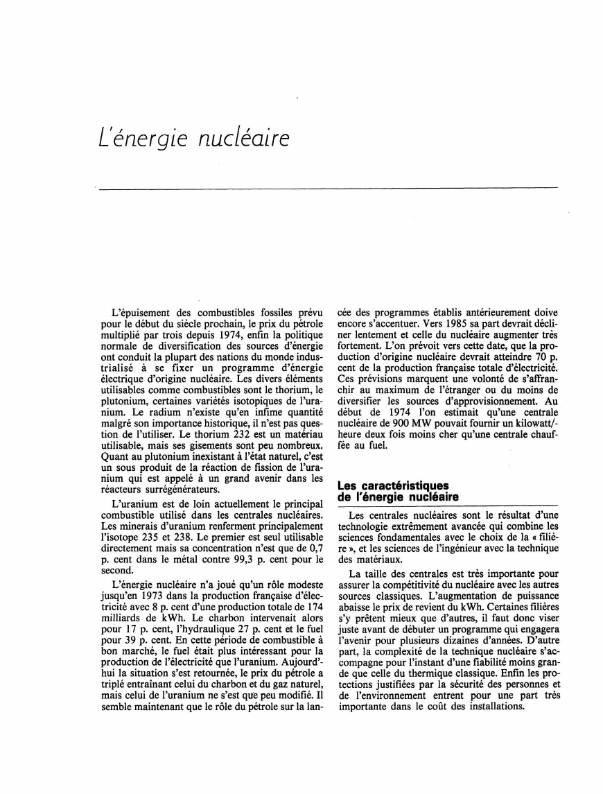 Prévisualisation du document Nucléaire (Energie)