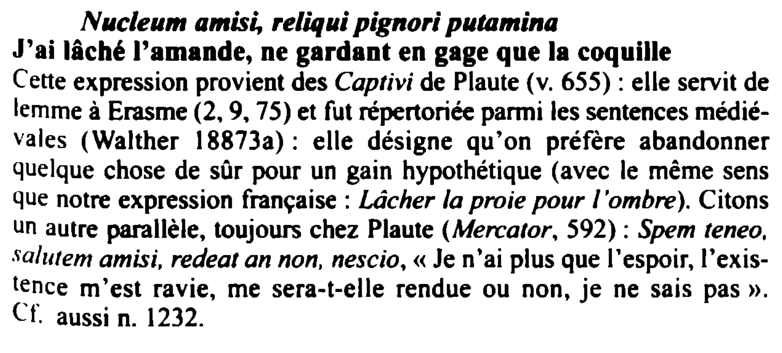 Prévisualisation du document Nucleum amisi, reliqui pignori putamina
