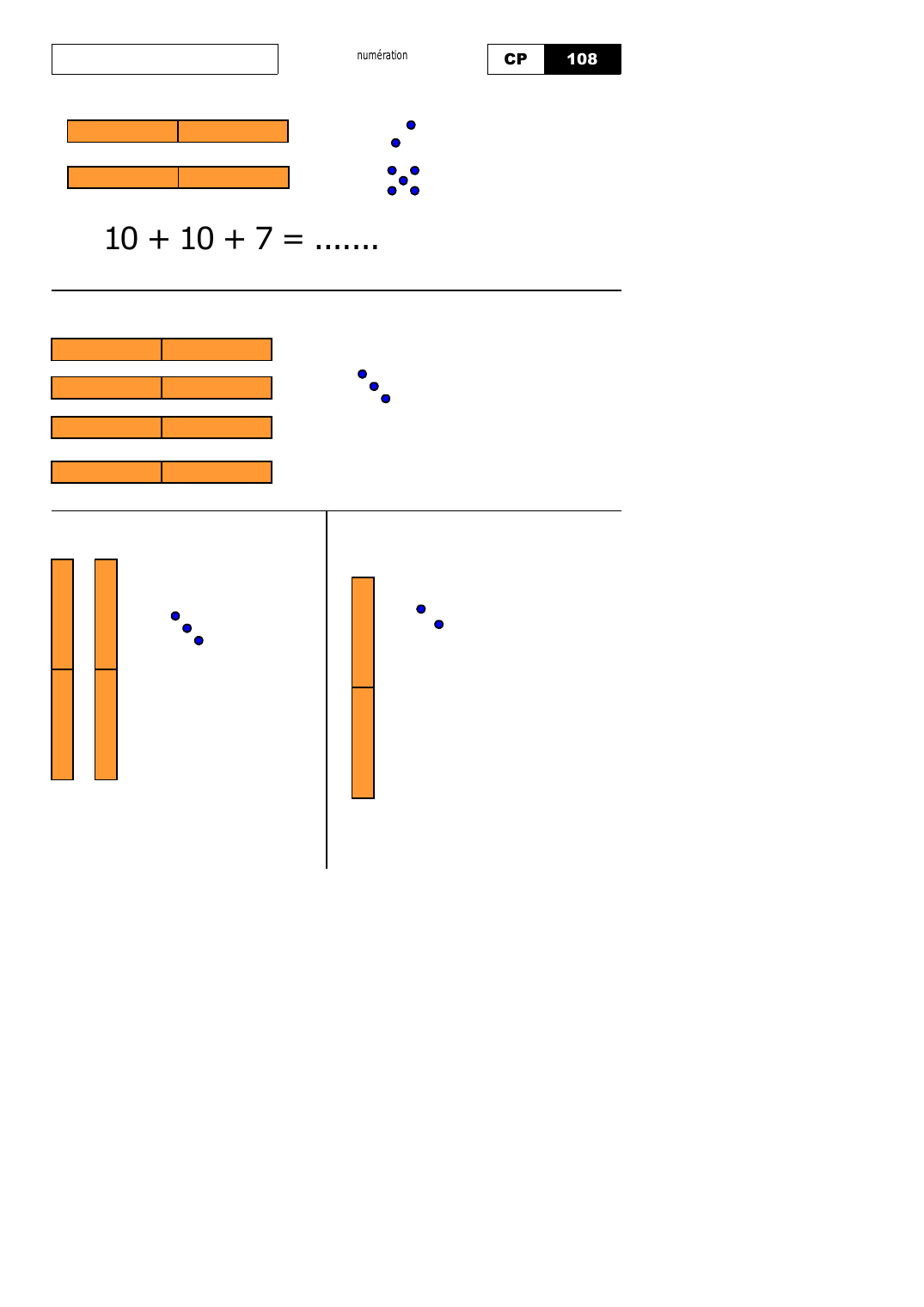 Prévisualisation du document numération10 + 10 + 7 = .