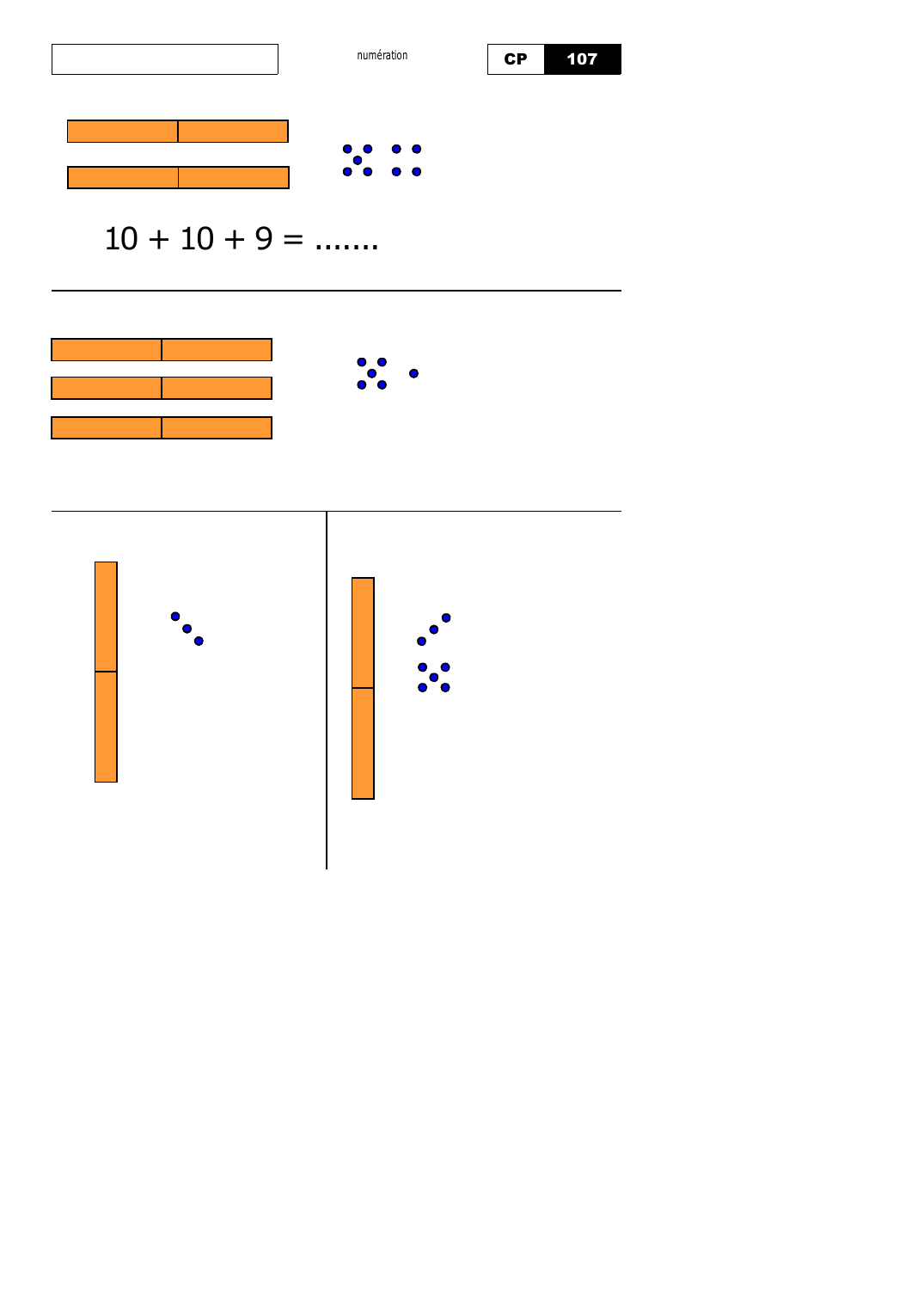 Prévisualisation du document numération10 + 10 + 9 = .