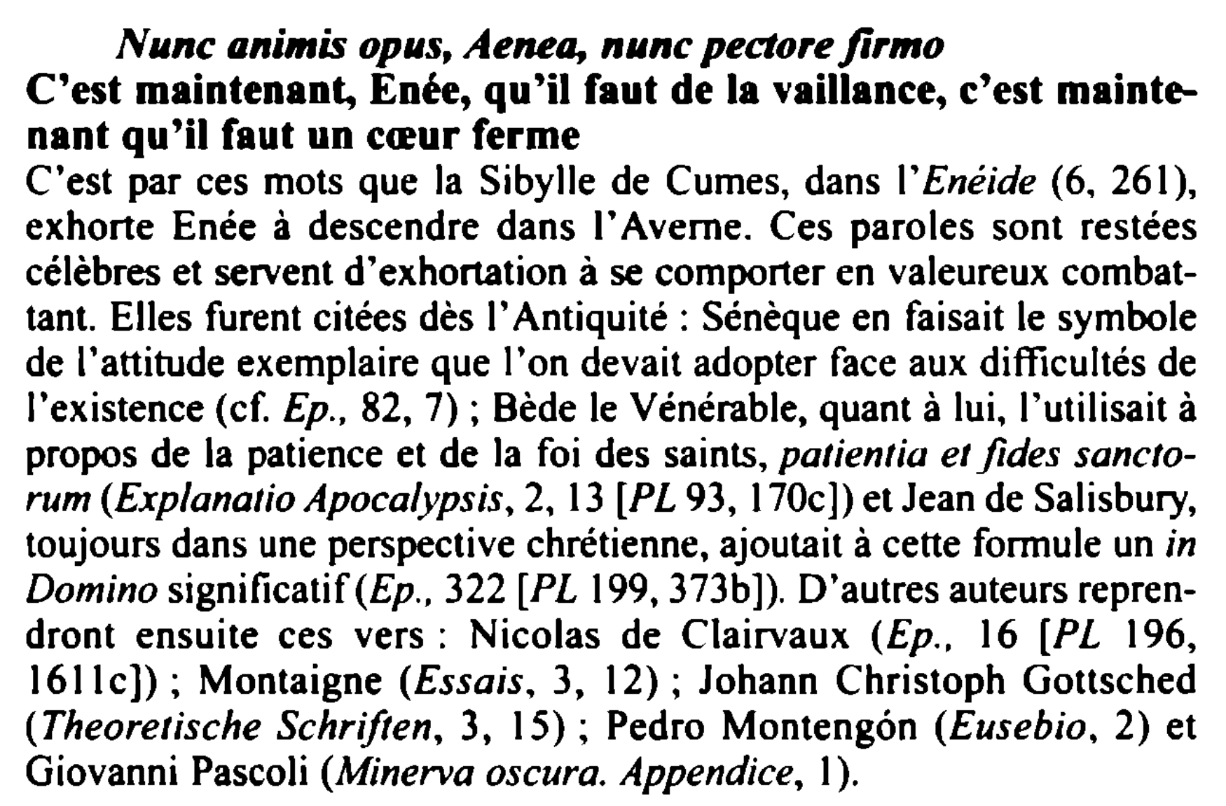 Prévisualisation du document Nunc animis opus, Aenea, nunc pectore firmo