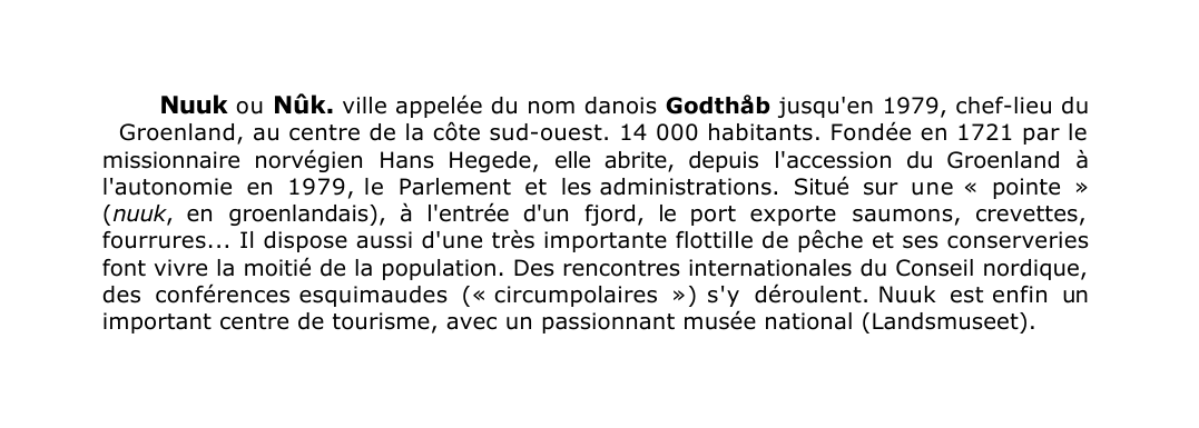 Prévisualisation du document Nuuk o u Nûk.