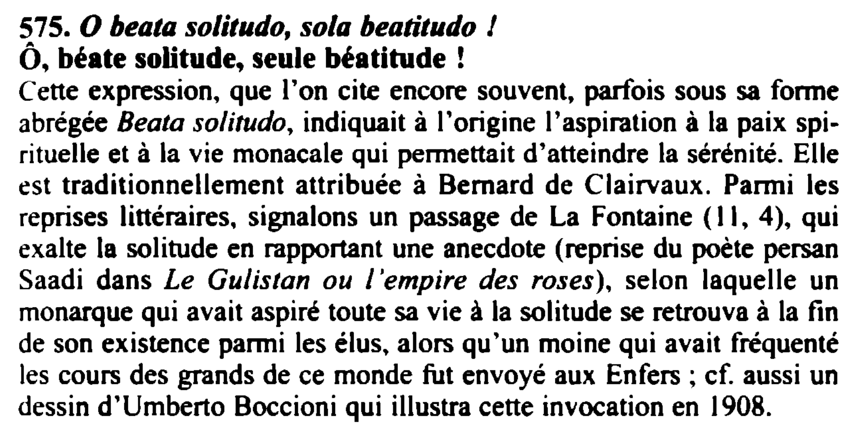 Prévisualisation du document O beata solitudo, sola beatitudo ! / Ô, béate solitude, seule béatitude !