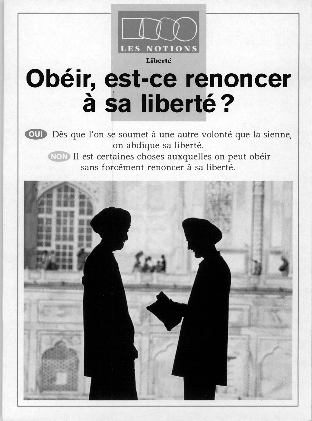 Prévisualisation du document Obéir est-ce abdiquer sa liberté ?