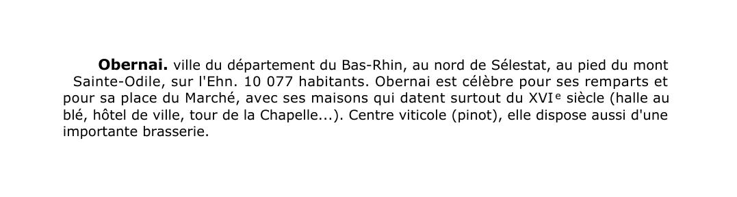 Prévisualisation du document Obernai.