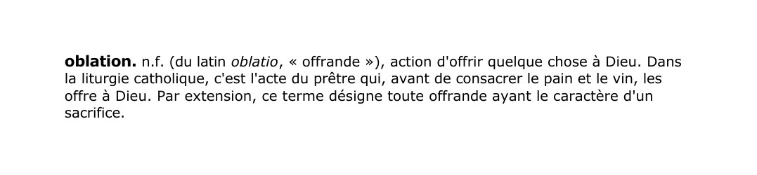 Prévisualisation du document oblation.