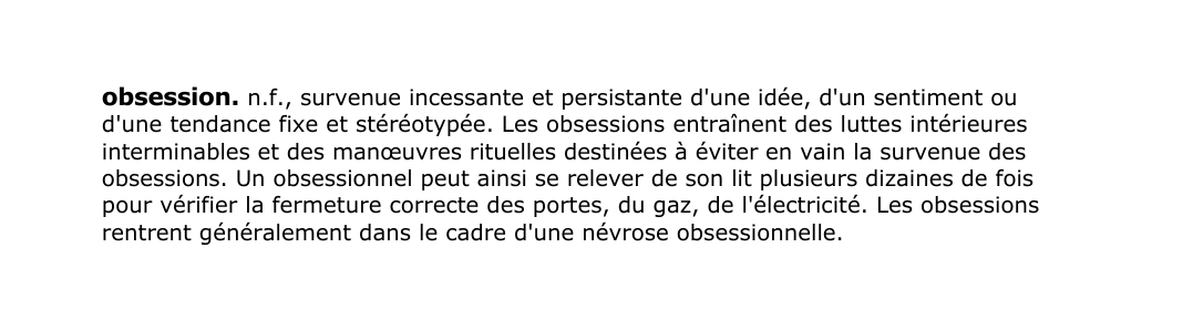 Prévisualisation du document obsession.