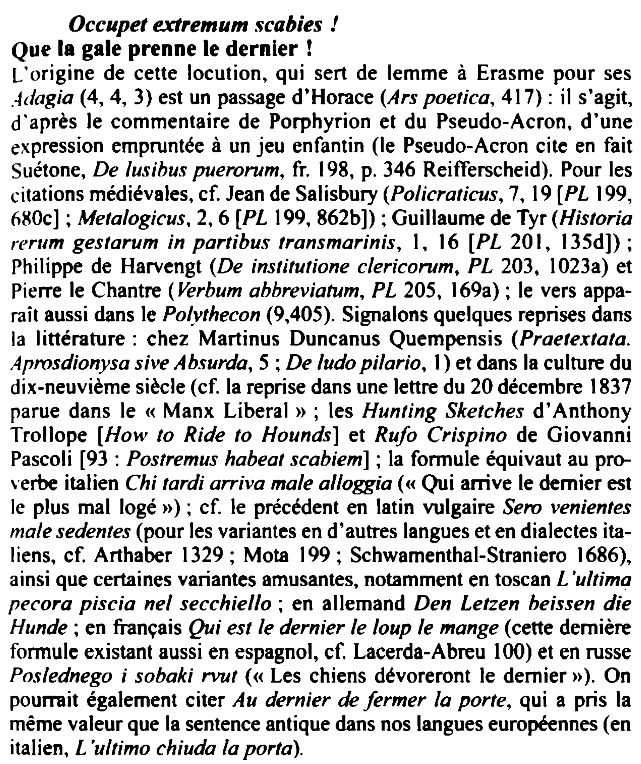 Prévisualisation du document Occupet extremum scabies !