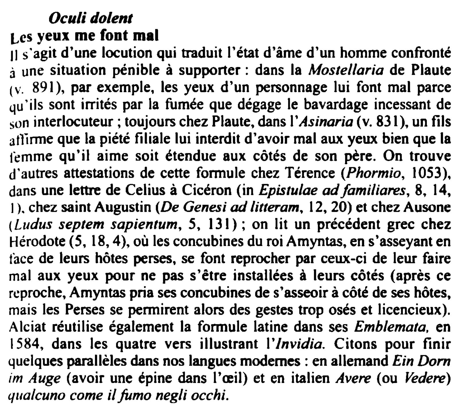 Prévisualisation du document Oculi dolent
Les yeu:1 me font mal
Il s·agit d'une locution qui traduit l'état d'âme d'un homme confronté
3 une...