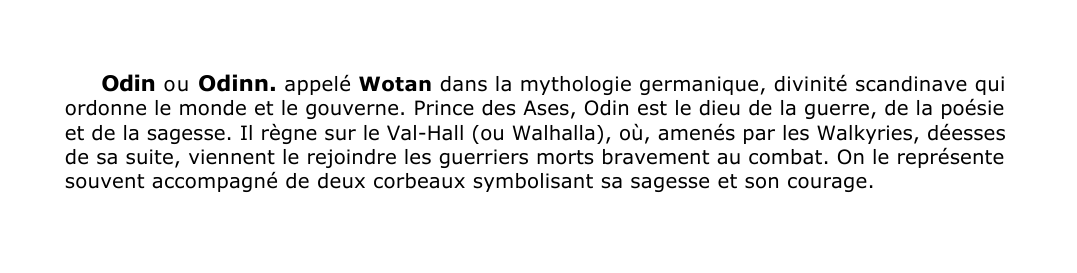 Prévisualisation du document Odin o u Odinn.