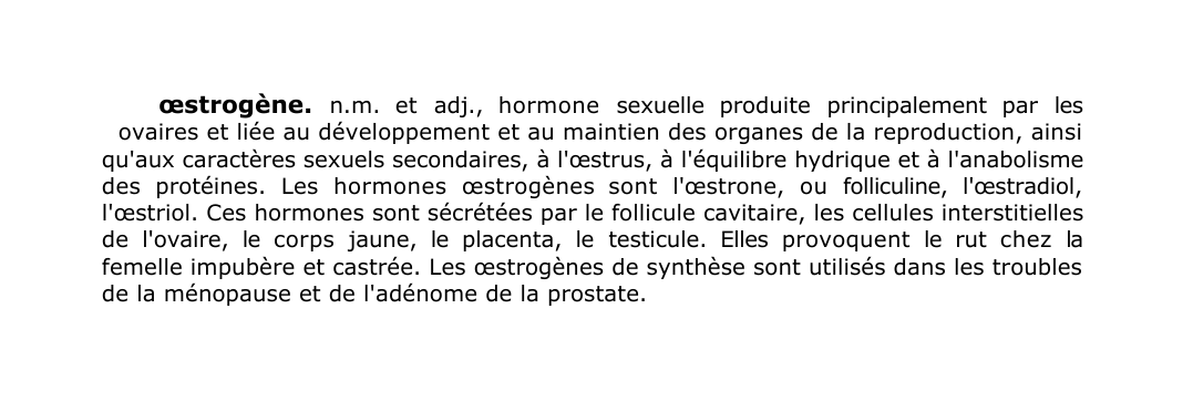 Prévisualisation du document oestrogène.