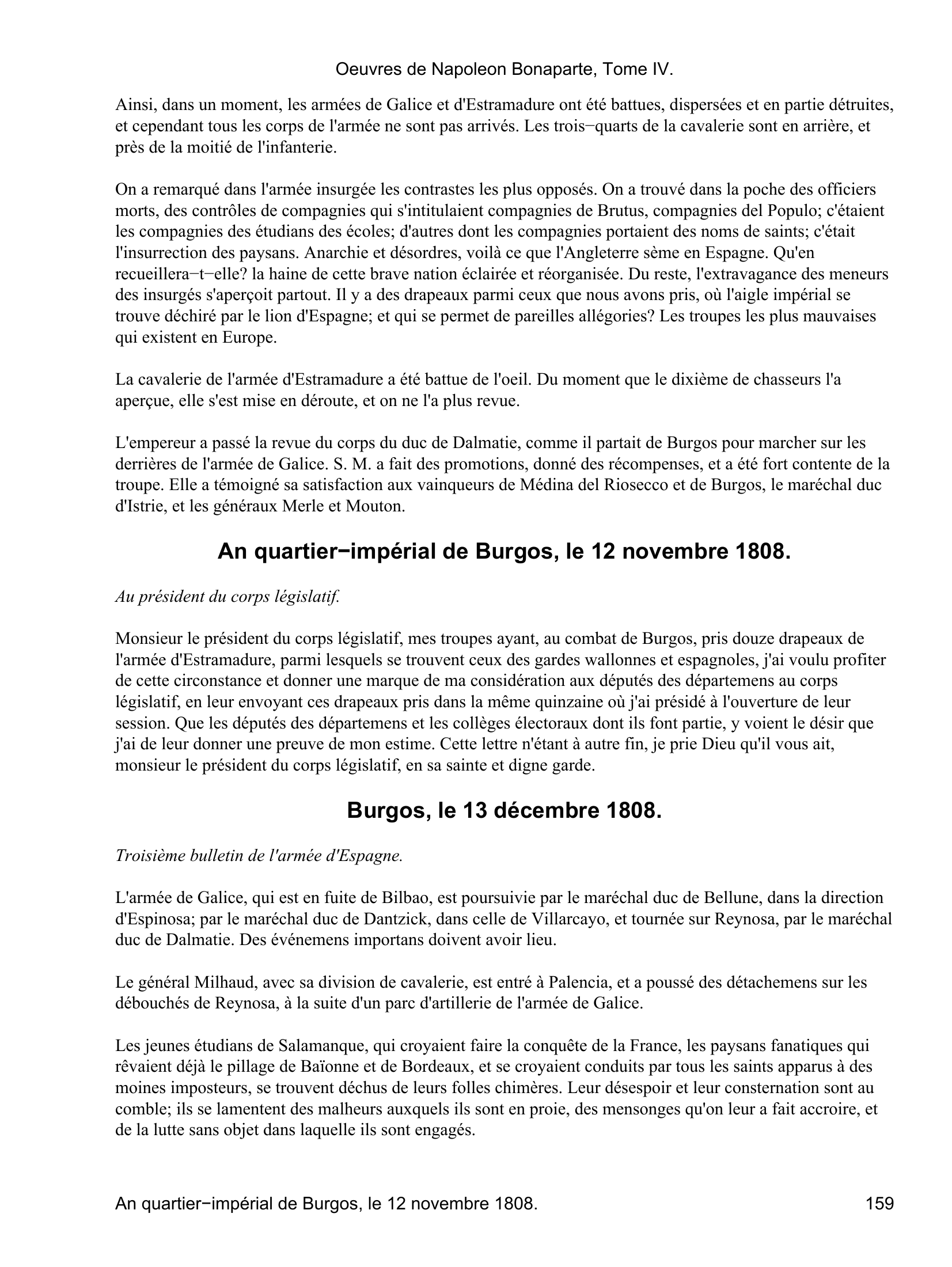 Prévisualisation du document Oeuvres de Napoleon Bonaparte, Tome IV.