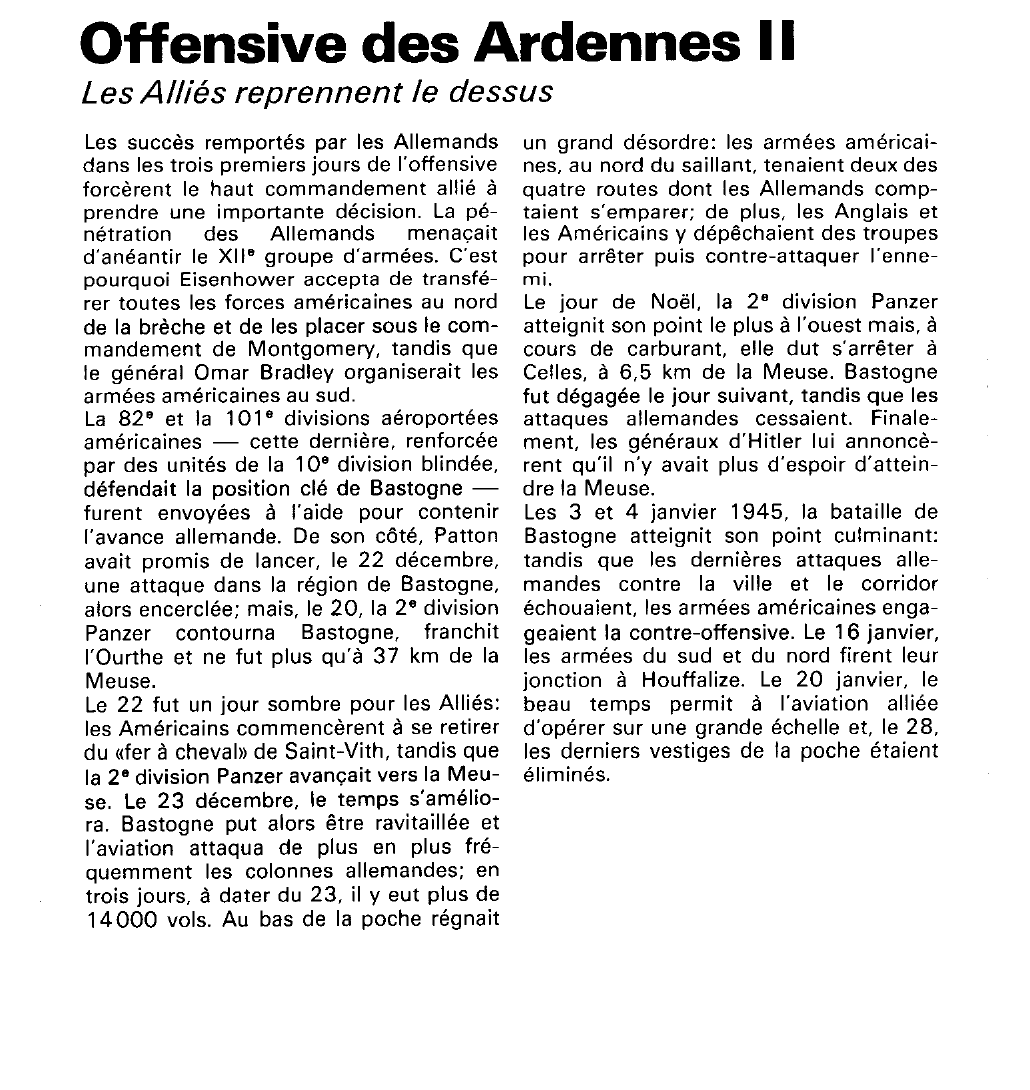 Prévisualisation du document Offensive des Ardennes (seconde guerre mondiale).