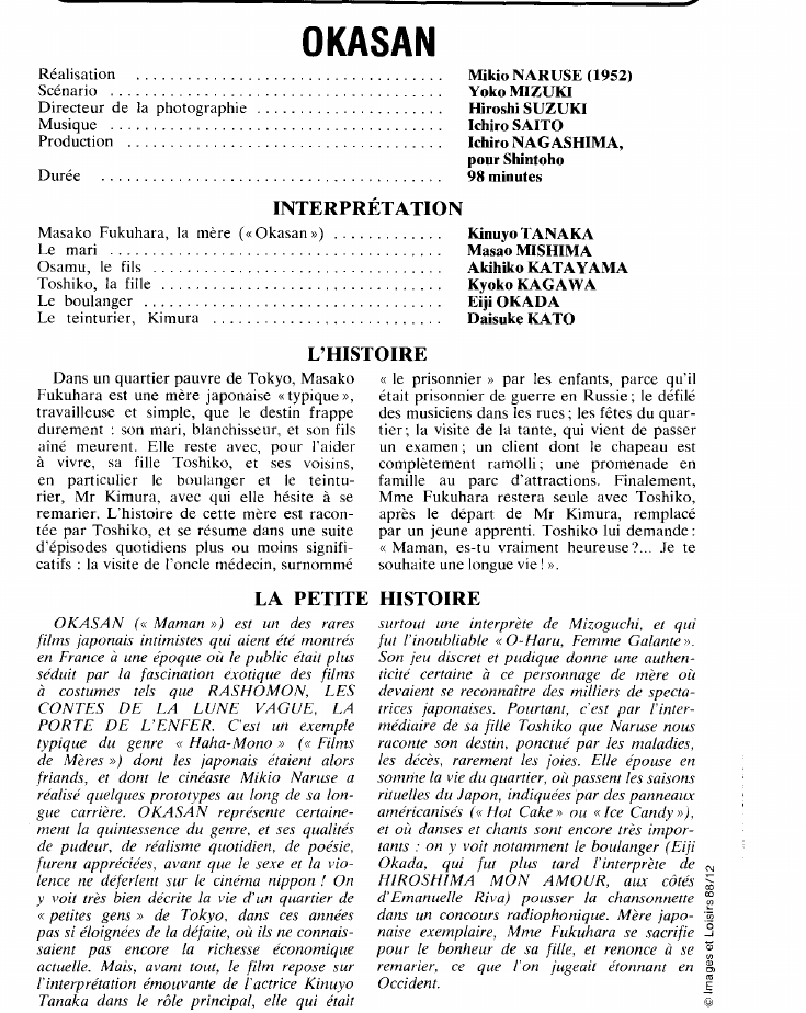 Prévisualisation du document 	OKASAN		