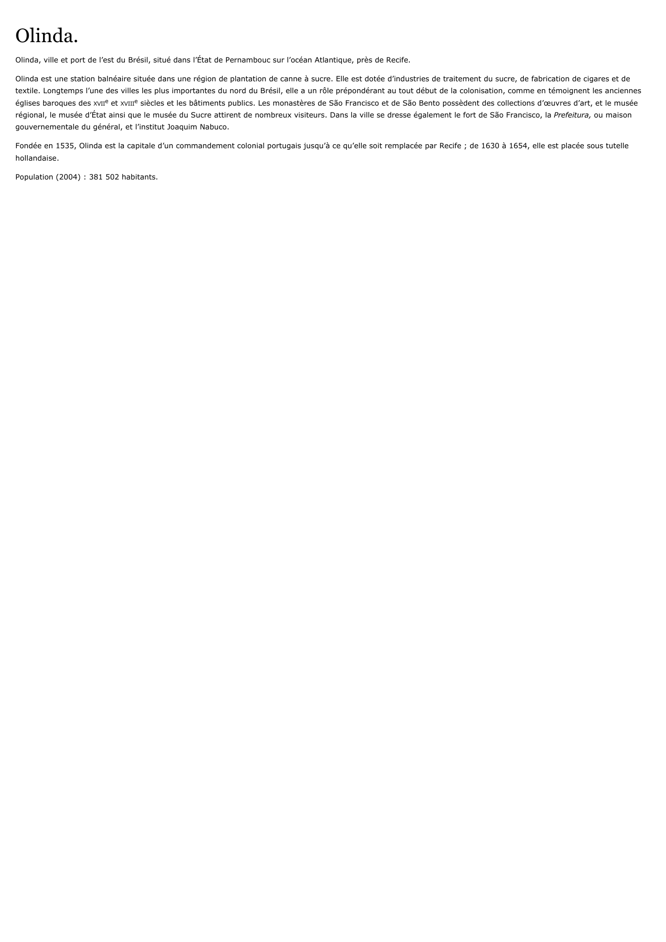 Prévisualisation du document Olinda.