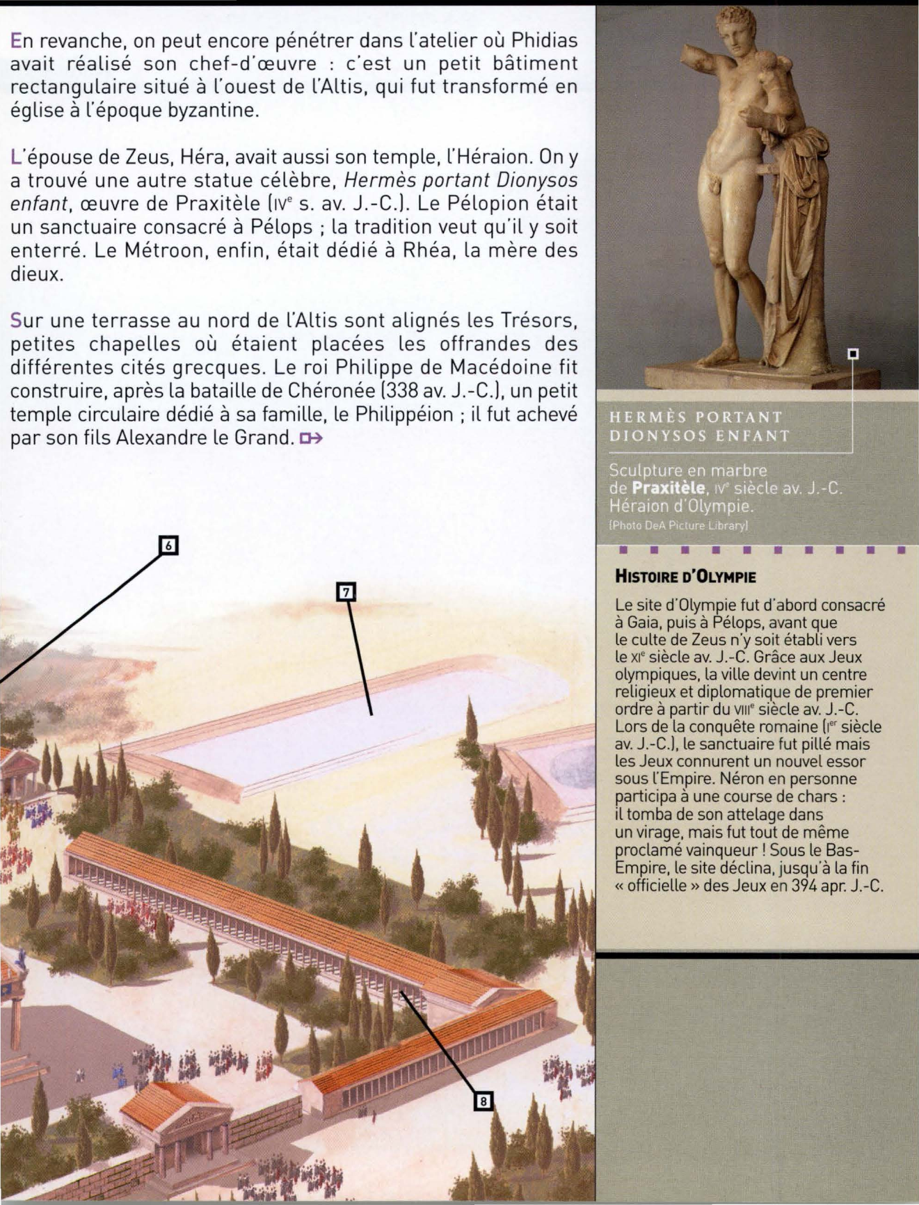 Prévisualisation du document OLYMPIE : Sanctuaire de Zeus et« village olympique »