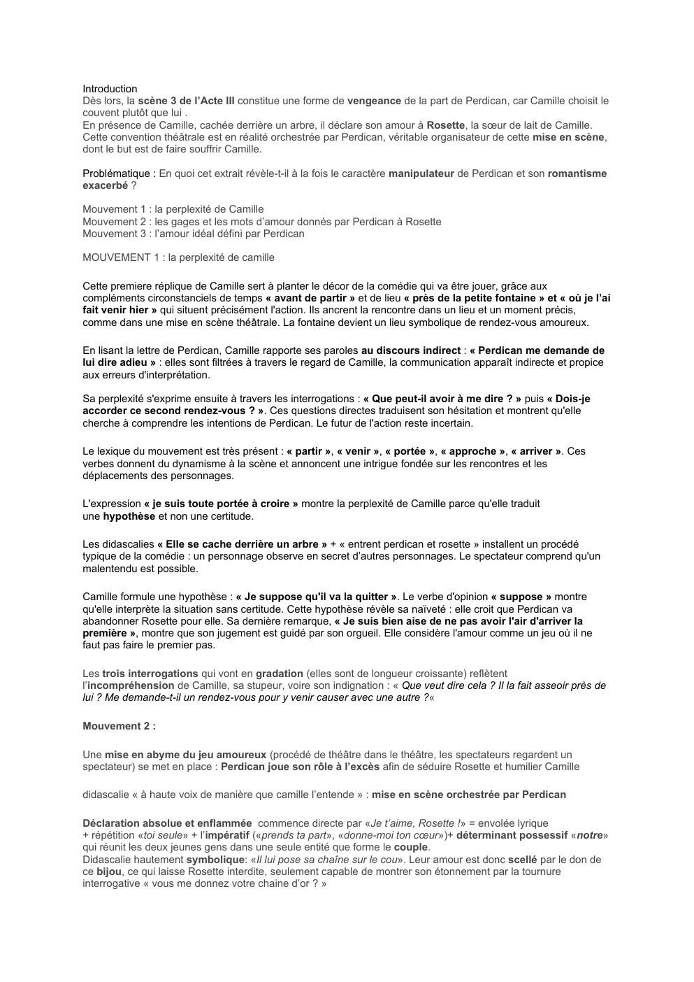 Prévisualisation du document On ne badine pas avec l'amour Acte 3 scène 3