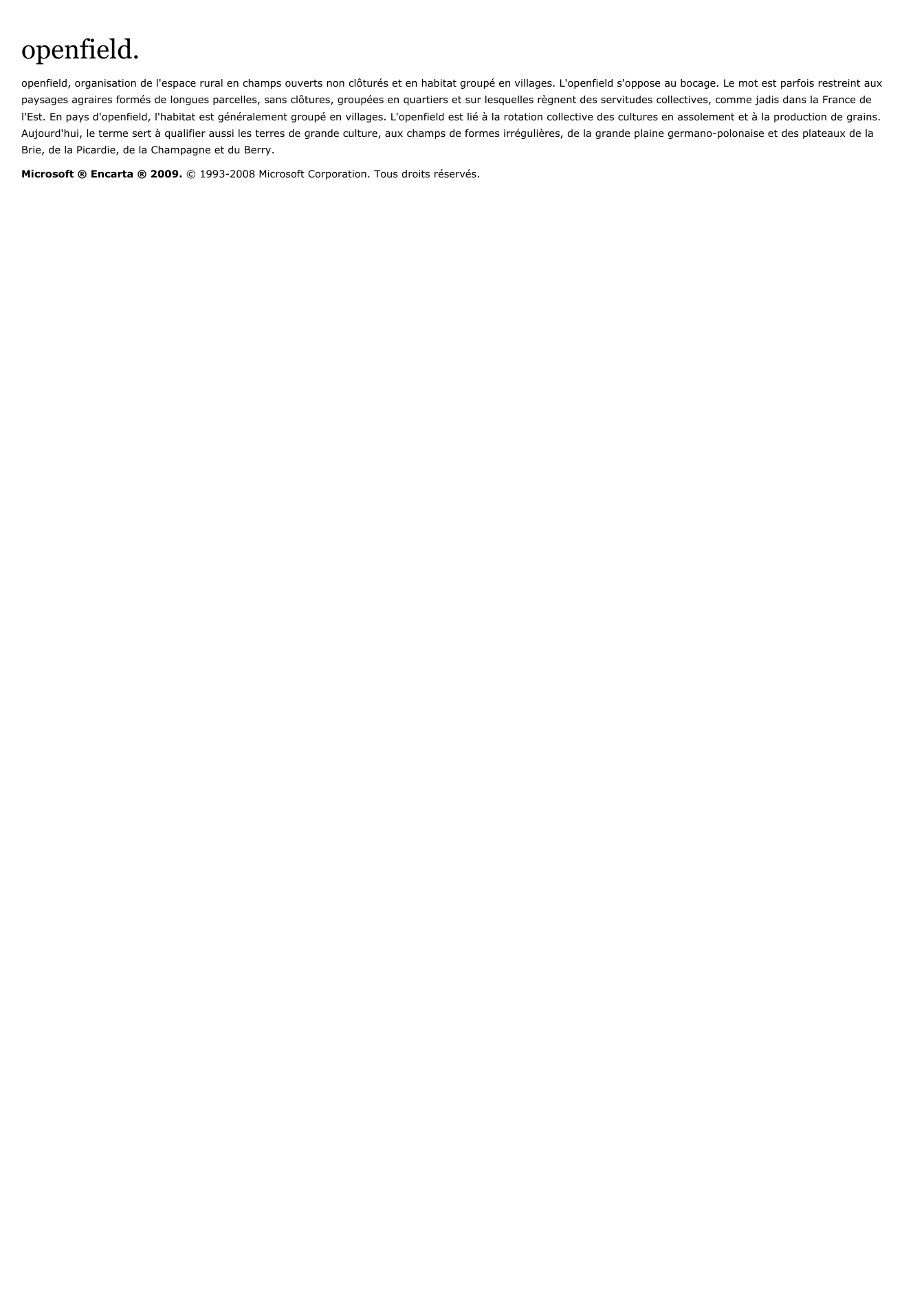 Prévisualisation du document openfield.