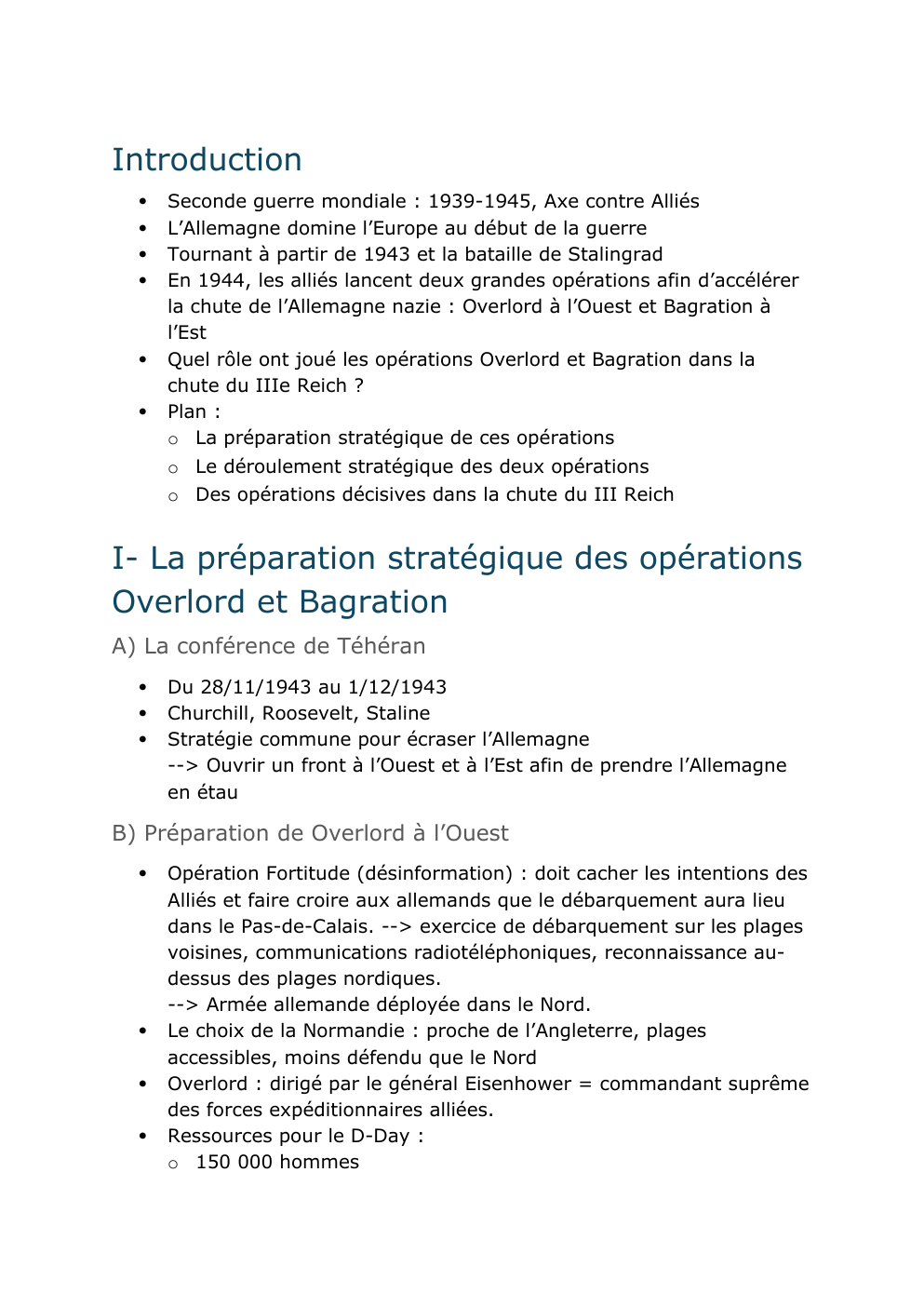 Prévisualisation du document Opérations Overlord et Bagration