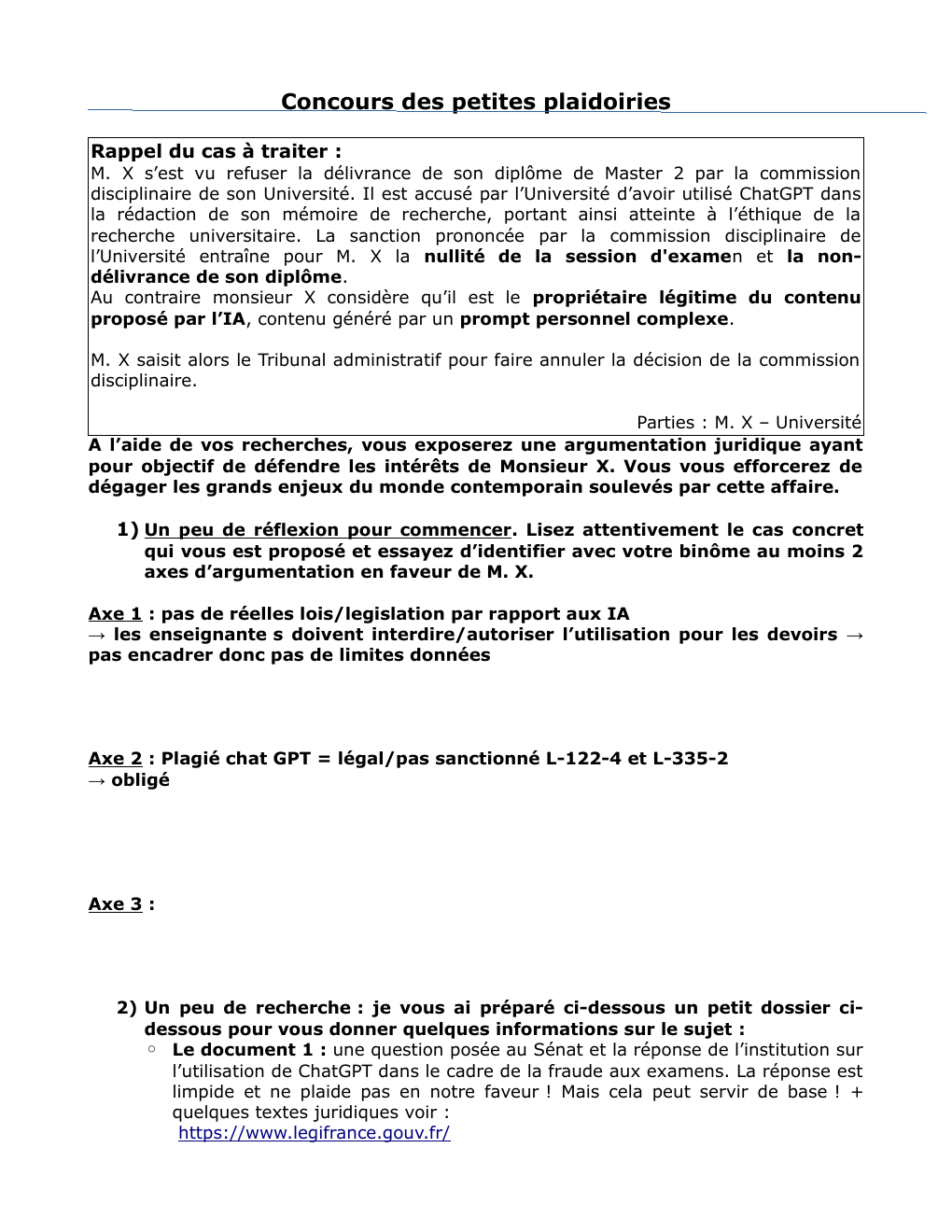 Prévisualisation du document Oral Terminale plaidoirie IA