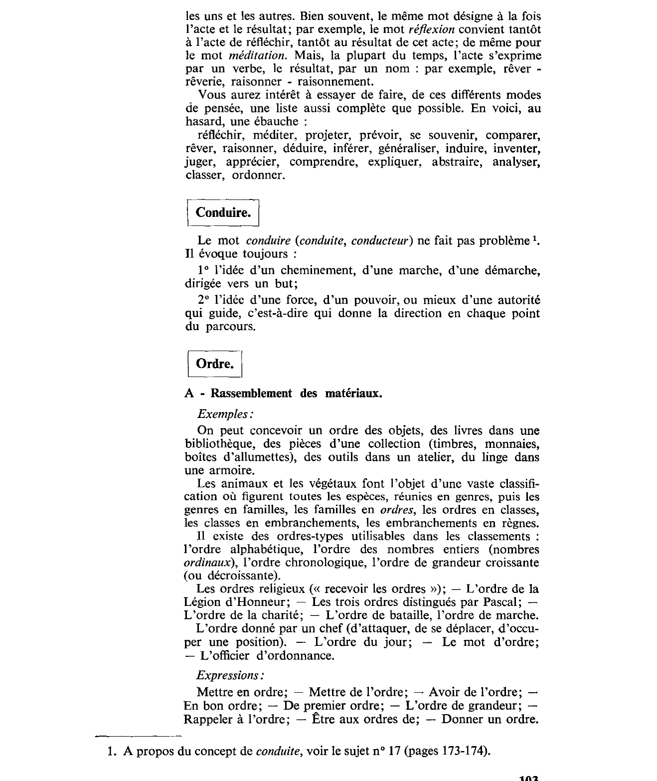 Prévisualisation du document Ordre, méthode et pensée: Qu'est-ce qu'une pensée méthodique et ordonnée ?