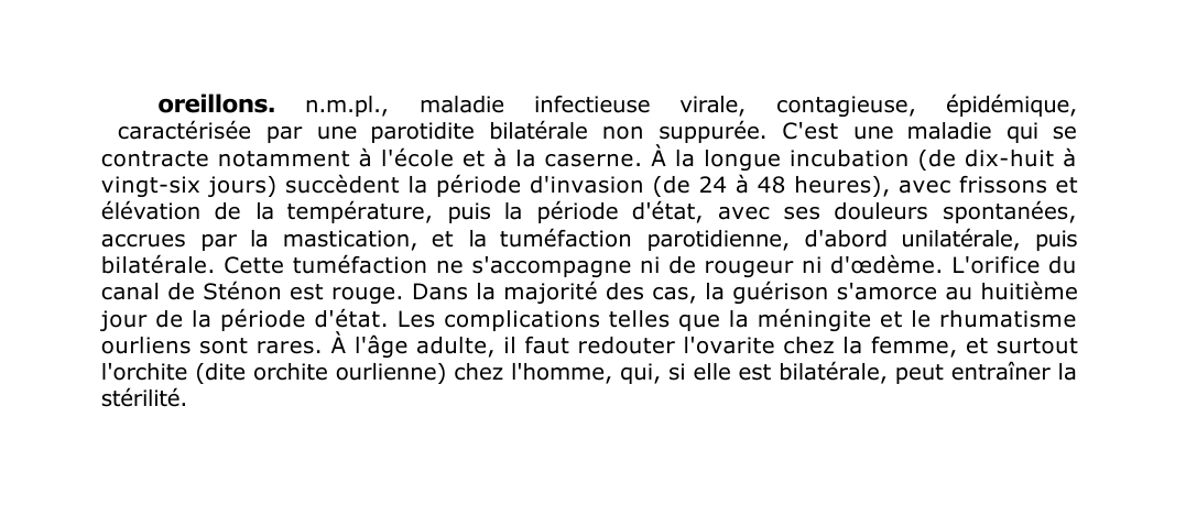 Prévisualisation du document oreillons.